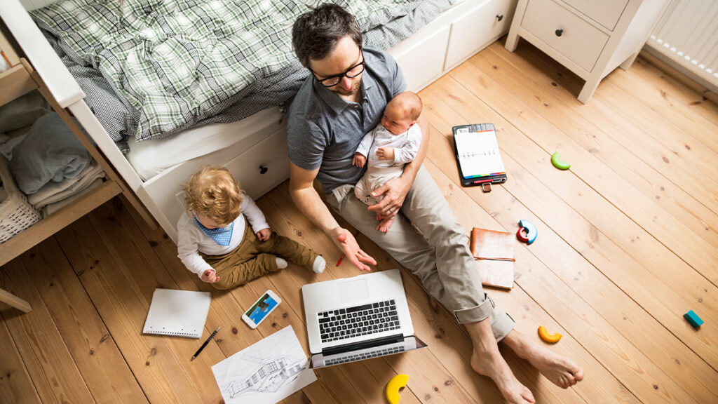 working from home